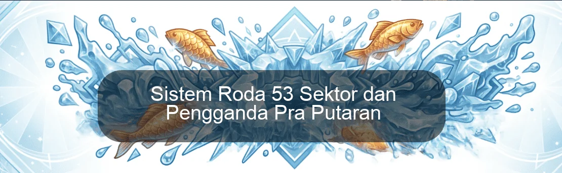 Sistem Roda 53 Sektor dan Pengganda Pra Putaran